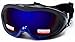 Cloud 9 Men Youth Snow Goggles in Black Blue