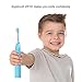 Sonic Electric Toothbrush for Kids 3-12 Years Aiyabrush 30s Brushing Reminder Rechargeable Toothbrushes with 2000mAh Capacity Battery 100 Days Use on One Charge Waterproof IPX7 (Blue)