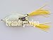Paxipa Lot 6pcs Rubber Frog Fishing Lures Soft Bass Spinner Bait Weedless Hook