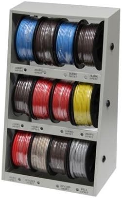 12-Spool Automotive Wire Assortment with Steel Rack by Grip Tools