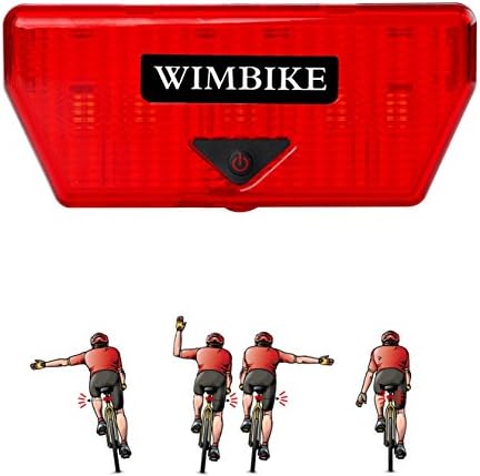 Awson Wireless Smart Bike Taillight, Rear Light, Blinker Indicator with Automatic Turning Signal, Brake Warning, 4 Ultra Bright LED, Motion Sensor, Light Sensor, G-Sensor, 2 AA Batteries Included