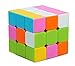 Puzzle Speed Cube - Stickerless Magic 3x3x3 Cube Puzzle (Orange, Green, Pink, Blue, Yellow and White) for All Ages