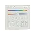 Mi.Light Wireless 2.4G RF 4-Zone Wall-Mounted Smart Touch Panel Remote Controller for LED Light Bulb Spotlight Downlight Flood Light of Mi-Light RGB/RGBW/RGBWW/RGB+CCT Series (Battery Powered)