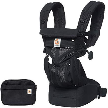 Ergobaby Omni 360 Cool Air Mesh Carrier Onyx Black 4 Positions 0-3 yrs