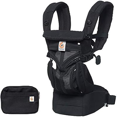 Ergobaby Omni 360 Cool Air Mesh Carrier Onyx Black 4 Positions 0-3 yrs