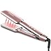 Ovonni Infrared Ionic Hair Straightener, Dual Voltage 2 inch Wide Plate Ceramic Tourmaline Flat Iron, Professional LCD Digital Display Auto Shut Off Straightener Iron for Restoring Damaged Hair (Gold)thumb 1