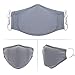 Dr. Hoffmann™ Allergy Mask - Germ & Sick Mask - Anti Dust, Pollution, Pollen & Flu Cough Protection - N95 - Antimicrobial Kills Viruses/Bacteria/Fungi - Earloop - Washable - for Men and Women - Gray