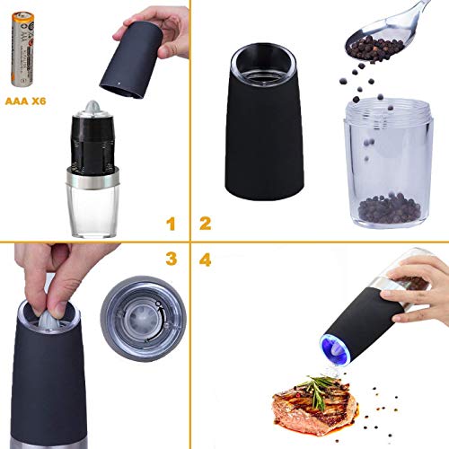 5 Gravity+Electric+Salt+Pepper+Grinder