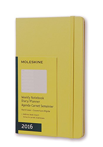 Moleskine 2016 Weekly Notebook 12m Large Hay Yellow Hard Cover 5 X 8 25 Buy Online In Antigua And Barbuda At Antigua Desertcart Com Productid 17716496