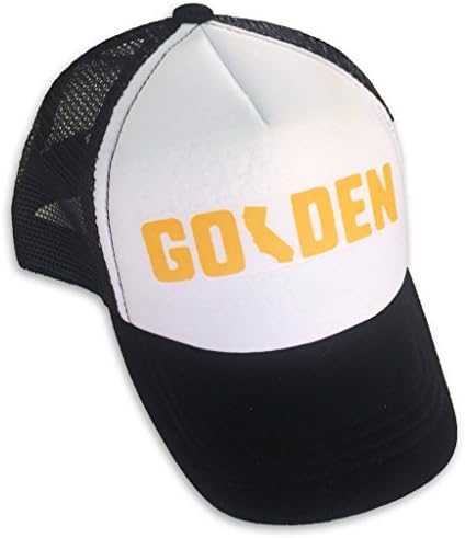 Sol Baby California Golden Infant/Kids Black Trucker Hat-S-Black