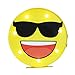 DELICORE Marquee Emoji Sign Funny LED Table Lamps Night Lights for Children Kids Bedroom Wall Decor Battery Operated & USB Charging (Sunglasses)