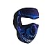 Zanheadgear® Full Mask Neoprene Blue Chrome Skull