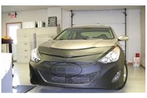 LEBRASINC Lebra 2 Piece Front End Cover Black - Car Mask Bra - Fits 2011-2015 Hyundai Sonata Hybrid