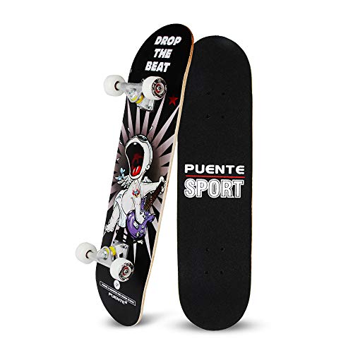 Skateboards, 31 Inch Pro Skateboard Complete for Boys/Girls/Youth/Adults, Tricks Skate Board for Beginners, 7 Layer…