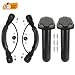 Anndason 2 Pcs Kayak Deck Fishing Boat Rod Holders and Cap Cover,and 2 Pcs Kayak Canoe Boat Side Mount Carry Handles and Hardwares