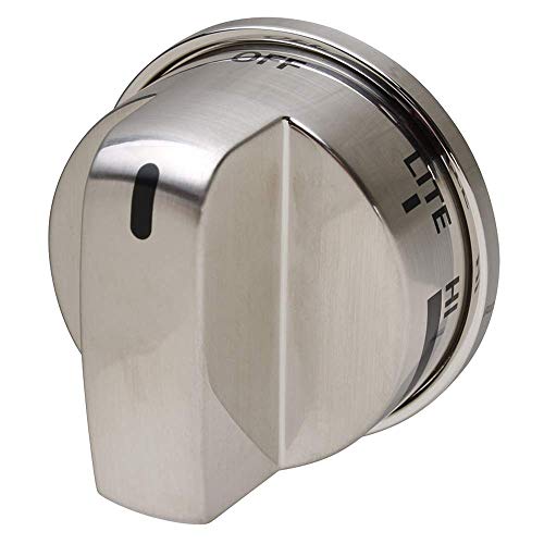 ERP EBZ37189611 Burner Knob, Stainless Steel