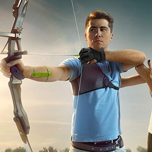 image for Eamber Archery Shooting Gloves Three Finger Protective Archery Gloves 