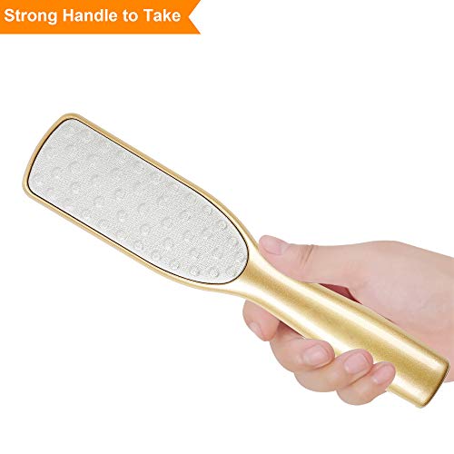 MASWATER Callus Remover/Foot Rasp/Foot File/Foot Scrubber with Double Side Scrubs& 3pcs Nutritions Foot Mask for Your Foot Care Pedicure at Home on Feet Without Pain- Foot MASK