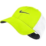 Nike Golf- Legacy91 Tour Mesh Cap, Volt/White/Anthracite, Small/Medium