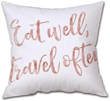 Xiting Home Brilliant Decoration Pink Pillow Covers Decor Super Soft Geometric Decorative Throw Toss Pillowcase Cushion (E)