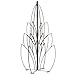 H Potter Garden Lotus Bud Trellis for Climbing Plants Wrought Iron Metal Obelisk for Patio Deck Flowers Weather Resistant Yard Art