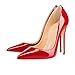 Eithy Women's Patent Slip on Stiletto High Heels Pointed Toe Dress Party Pumps