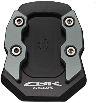 Semspeed Side Stand Enlarger Extension Pad FOR Honda CB650F CBR6500F 2014-2018. (Silver, CBR650R)