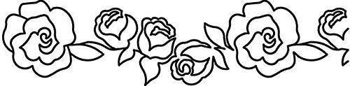 Quilt Stencils-Roses 4"X15"