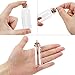 CUCUMI 72pcs 20ml Mini Glass Bottles with Cork Stoppers Wish Bottles Information Bottles Glass Jars Bottles with 100pcs Eye Screws for DIY Creation Wedding Party Birthday Party Favors