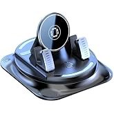 New 360&deg;Dashboard Car Phone Holder,Dashboard Phone Holder with Vacuum Suction Technology Essential Phone Holders with Strong Suction Cup for All Smartphones,Universal Windshield Adhesive Mount(1 PCS)