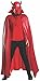 Rubie's Costume Men's Scream Queens Deluxe Devil 3/4 Mask and Cape Set, Red, Standard