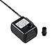 ECEEN USB Pump Mini Submersible Water Pumping for Aquarium Fish Fountain Garden House Water Hydroponic Powered Via USB DC 3.5-9V 1-3W (Black)