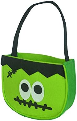 ASeir Halloween Kids Candy Bag Smile Bag Children (Green)