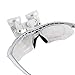 Zorvo Dentist Dental Surgical Medical Binocular Loupes 3.5X 320mm Optical Glass Loupe +Dental LED Head Light Lamp (silver)