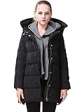 Miya Thickened Hooded Down Jacket Women Long Overcoat Winter coats