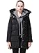 Miya Thickened Hooded Down Jacket Women Long Overcoat Winter coats