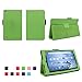 Case for Kindle Fire 7 Inch Tablet - 5th and 7th Generation Fire 7 Folio Case with Stand for New Kindle Fire 7 Inch Tablet - Green