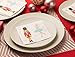 Juvale Cocktail - 100-Pack Disposable Paper Napkins, Christmas Holidays Dinner Party Supplies, 2-Ply, Nutcracker and Ballerina Design, White, Unfolded 10x10 Inches, Folded 5x5 Inches