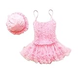 Taiycyxgan Girls Princess Lace Layer Swimsuit TuTu Dress One-Pieces Swimwear Tankini