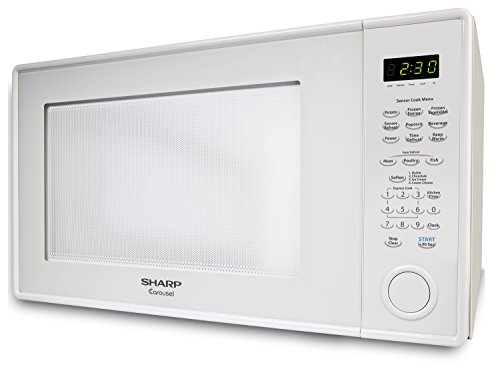 Sharp Countertop Microwave Oven ZR659YW 2.2 cu. ft. 1200W White with Sensor Cooking
