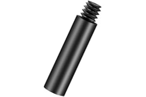 Small Tripod Extension Adapter Solid Aluminum Extension Rod with 1/4" Thread for Secure Camera Elevations Accessory Metal Ext