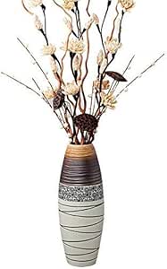 MU Florero antiguo Piso de cerámica Gran sala de estar creativa