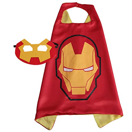 IMC.Collab Child Superhero or Princess Cape and Mask Dress Up Halloween Costume
