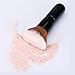 Foundation Makeup Brush Flat Kabuki Face Make Up Powder Stippling Concealer Brushes Natural Professional for Liquid BB Cream Blending Mineral Travel Cosmetic Tool Gift Kit (Black)
