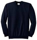 Port & Company Men's Big And Tall Crew Waistband Sweatshirt_Navy_LT