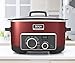 Ninja Multi-Cooker with 4-in-1 Stove Top, Oven, Steam and Slow Cooker Options, 6-Quart Nonstick Pot, and Steaming/Roasting Rack (MC950ZCN), Red