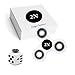 2Nlist Fidget Cube and Fidget Hand Spinner Focus Desk Toy Tri-Spinner for Adults and Children (White)