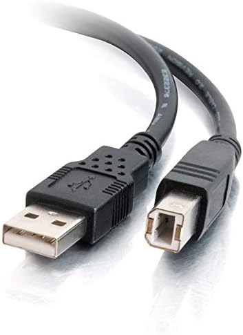 C2G 28103 Usb Cable - Usb 2.0 A Male To B Male Cable For Printers Scanners Brother Canon Dell Epson Hp And More Black (9.8 Feet 3 Meters)