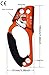 NewDoar Left Hand Ascender Rock Climbing Tree Arborist Rappelling Gear Equipment CE Certified Rope Clamp for 8~13MM Rope(Left Orange)