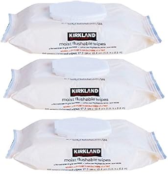kirkland flushable wipes septic